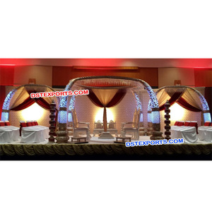 Increíble Mandap con Diseño de Dientes de Elefante, Nuevo Mandap con Pilar de Tronco, Fabricante WASHINGTON - Product Image 1