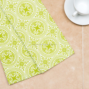 Serviette et serviette de cuisine 100% coton imprimé et teint en fil d'Inde - Product Image 2
