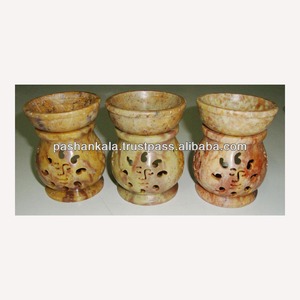 Lámparas de aceites aromáticos artesanales, superficie supersólida pulida hecha a mano para uso de decoración del hogar - Product Image 1