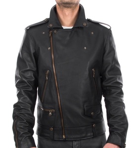 Urban Edge Classic Leather Jacket Coat Hombres PU Ligero Rider Prendas de abrigo para la temporada de primavera y City Street Fashion - Product Image 4