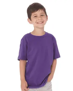 Следующий уровень одежды Премиум футболка с коротким рукавом для мальчиков-изготовлена из 100% чесаного хлопка джерси и поставляется с вашим логотипом.