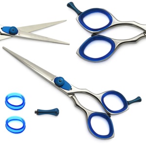 Tijeras de peluquero de acero inoxidable japonés de alta calidad de 5,5 pulgadas, hoja recta, Personal punta afilada para peluquería, Belleza - Product Image 2