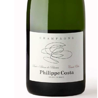 Champagne Brut Blanc De Blancs 750 ml Philippe Costa Elite GVerdi Selection Wijn
