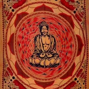 Twin Size Rose Buddha Home Decor Wandteppiche Psyche delische Buddha Tapisserie Mandala Muster Teppich Meditation & Yoga Teppich