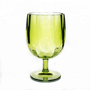 Copas de Vino Clásicas para Fiestas EL AG-274 de 10 oz, Libres de BPA, Acrílicas Tritan, Resistentes a los Golpes, con Tallo Corto y Grueso - Product Image 2
