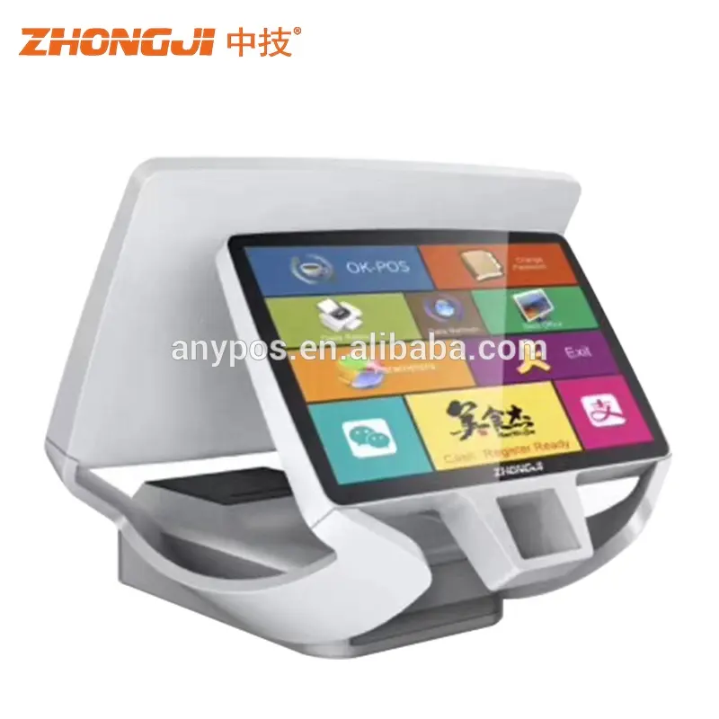 Cina Produttore POS Custom-Made Full Touch Piatto Terminale POS Sistema con Built-in di Scanner Per Il Pagamento