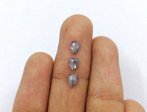 100% คุณภาพลูกแพร์โบราณตัดเพชรน้ำแข็งจากผู้จัดจำหน่ายอินเดียหลวมกุหลาบตัดเพชร - Product Image 3