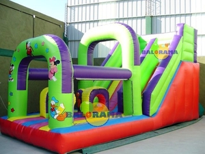 Personnages gais personnalisables Glissière combinée gonflable Styles de terrain de jeu intérieur/extérieur - Product Image 3