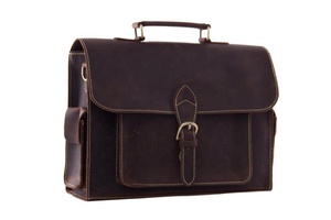 Large Capacity College Travel Zipper Leather <b>Laptop</b> Computer <b>Bag</b> Available at Market Price - Product Image 6