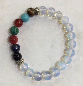 สร้อยข้อมือบําบัดชาการะลูกปัดหิน - Product Image 6