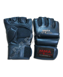 Gran oferta de guantes de lucha híbridos MMA, guantes de entrenamiento sin dedos de medio dedo hechos de cuero para uso en el gimnasio - Product Image 4
