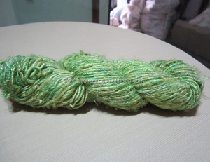 Fil de soie de banane recyclé 100% fait à la main écologique et durable pour le crochet, le tricot, le tissage, la broderie et les motifs teints - Product Image 3