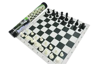 Satranç seti açık kurulu oyun halısı yüksek kaliteli plastik bahçe oyun büyük kapalı kurulu boyutu: 51x51cm 2000 takım renk kutusu TJ MARK
