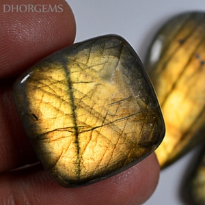 Cabochon de Labradorite à Éclat Doré, Pierre Précieuse Naturelle, Cabochon Non Monté, Fournisseur en Gros, Article Durable, Cadeau - Product Image 2