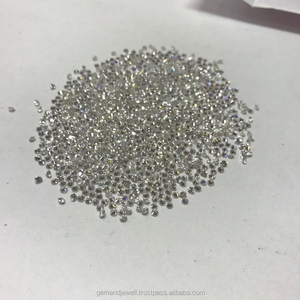 Claridad VS2 de diamante blanco sintético pulido HPHT CVD con excelente corte - Product Image 3