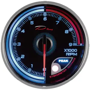 60ミリメートルTachometer RPM Stepper Motor機械式車Racing Gauge
