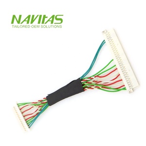 Faisceau de câbles personnalisé pour interface de signal LVDS à écran LCD - Product Image 1