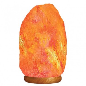 Lámparas de Cristal de Sal del Himalaya de Material Orgánico, Alta Calidad, Forma Geométrica, Técnica de Pulido, Tacto Real, Base de Madera - Product Image 4