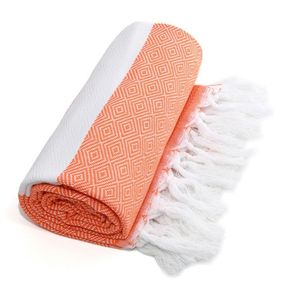 100% bông sợi nhuộm Tùy chỉnh màu sọc dày ngoài trời sử dụng hàng ngày thêu khăn tắm Bộ fouta peshtemal - Product Image 3