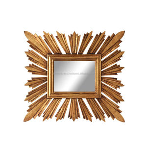 Decoración de Pared de Metal con Árbol de Hojas Verdes y Doradas - Product Image 3