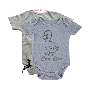 Mono Cómodo para Bebé al por Mayor de Tirupur, Mono Unisex para Recién Nacido, Manga Corta, Algodón Orgánico Ecológico, Bambú, Verano, India - Product Image 1
