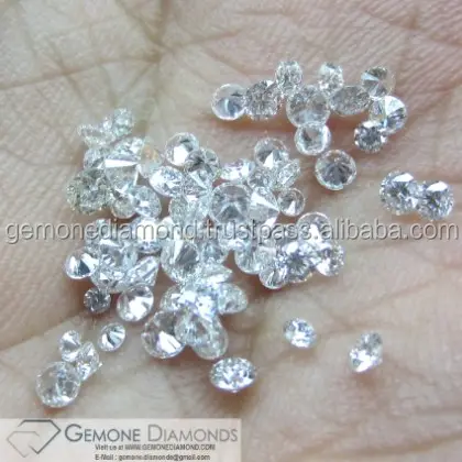 Diamanti sciolti, pietre diamantate Star Melee e undici dimensioni Pure Natural. Diamanti Gemone taglio brillante rotondo senza trattamento