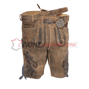 Lederhosen-manguera de cuero de estilo alemán, manguera de cuero de Oktoberfest - Product Image 1