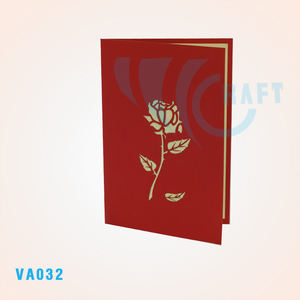 การ์ดลายดอกไม้แบบป๊อปอัพยอดนิยมของ3D งานหัตถกรรมกระดาษงานฝีมือราคาดีที่สุดของเวียดนาม - Product Image 3