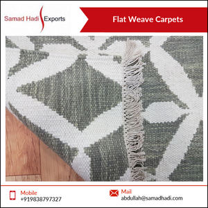 2024 Productos más vendidos Tejido plano Alfombras bordadas indias hechas a mano Fabricante indio a precio mayorista - Product Image 4