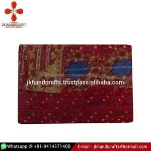 Kantha Throw Vintage Wholesale <b>Indian</b> Handmade Sari Fabric Kantha <b>Quilt</b> - Product Image 2