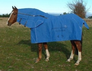 Tapis d'hiver en toile de coton non doublé Combo Horse Rug - Product Image 5