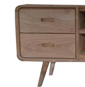 De madera de teca soporte de TV, muebles - Product Image 3