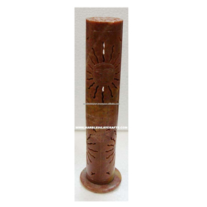 Natural Soapstone Incense Stick Towers - Product Image 1