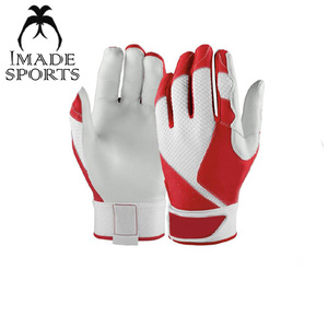 NEW design batting gloves red/ Batting gloves baseball / Batting gloves for adults - Product Image 2