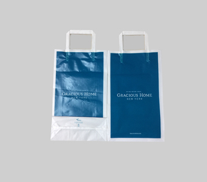 Bolsas de Plástico LDPE Biodegradables con Refuerzo Lateral, Impresión en Huecograbado, Superficie Azul, Hechas en Vietnam - Product Image 1