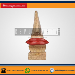 Replicartz - Escultura Decorativa de Madera Hecha a Mano, Diseño Artístico, Decoración Coleccionable para el Hogar, Oficina, Estante o Mesa - Product Image 3