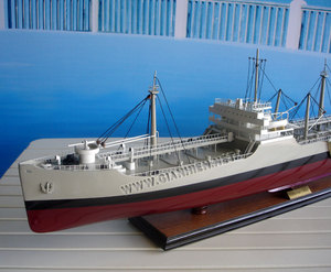 Modèle de bateau en bois SS BUSHY RUN (T2-SE-A1) TANKER_ Modèle artisanal en bois - Product Image 2