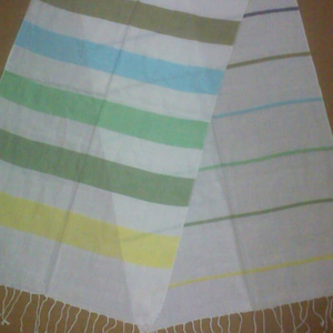 <b>Women's</b> New Summer Multi-Color Long Square Viscose Knitted <b>Scarf</b> Stylish Fashion Accessory - Product Image 1