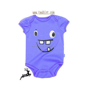 Mameluco de Bebé de Algodón Orgánico de Bambú, Unisex, Otoño, Botones a Presión, Manga Corta, Color/Logotipo Personalizado, Venta Directa de Fábrica, India, Tirupur - Product Image 2