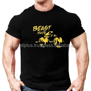 Camisetas de entrenamiento de gimnasio personalizadas OEM para hombre, camiseta transpirable de talla grande, logotipo frontal, posición, diseño en blanco - Product Image 1