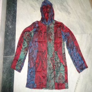 เสื้อแจ็คเก็ตขนสัตว์มีฮู้ดจากอินเดีย - Product Image 5