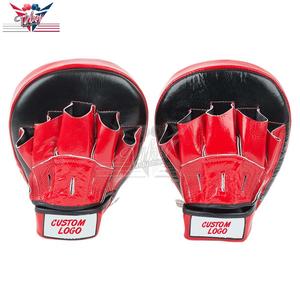 Gants de mise au point incurvés, noir/rouge, Arts martiaux, Sanda, cible d'entraînement, poinçon de mise au point, sacs de sable, karaté - Product Image 4
