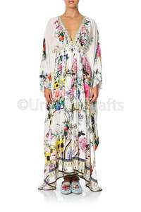 Vacaciones Essential Gorgeous embellecedor cubierta de trabajo playa caftán digital impreso complejo turístico Wear long Kaftan - Product Image 4