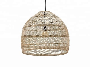 Handmade Rustic Traditional Wicker Indoor Pendant Ceiling Light <b>Lamp</b> Shades From Vietnam - Product Image 4