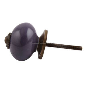 Fait main Pourpre Solide Tiroir Poignées boutons Armoire Décorative Boutons CSCRK-188 (SCRK-41) - Product Image 2