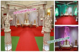 Accessoires de mariage indiens, armatures en Fiber, lumineux, exquis, pour mariage, nouveauté - Product Image 3