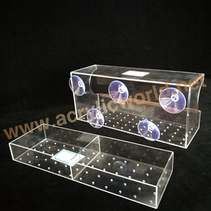 แสดงคริลิคขายส่งป๊อปอะคริลิหน้าต่างป้อนนกกับถ้วยดูด/ป้อนนกยืน - Product Image 5