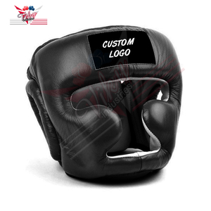 หัวมวยหนังแท้และหนังเทียมสำหรับป้องกันศีรษะสำหรับต่อยมวย - Product Image 2