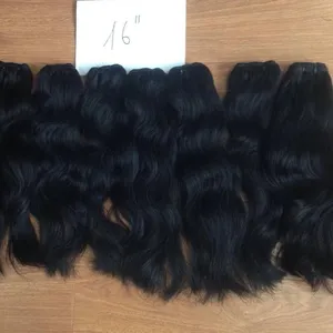 Long Hair Grade 10A Natural Cambodian Wave Weft Hair Extensions From Michair company