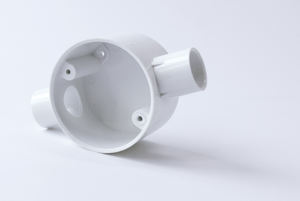 กล่องต่อสายไฟสองทางทำจากพีวีซีผลิตภัณฑ์ท่อร้อยสายไฟและฟิตติ้งมาตรฐาน4706มาตรฐานปรับสีได้คุณภาพส่งออก - Product Image 3